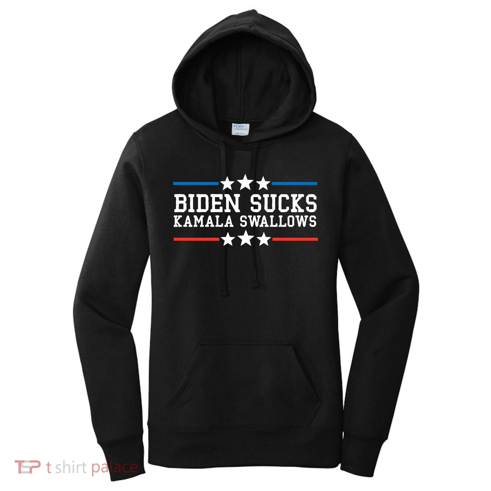 Kamala Swallows Biden Sucks Women's Hoodie
