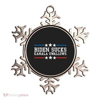 Kamala Swallows Biden Sucks Ornament