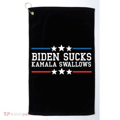 Kamala Swallows Biden Sucks Golf Towel