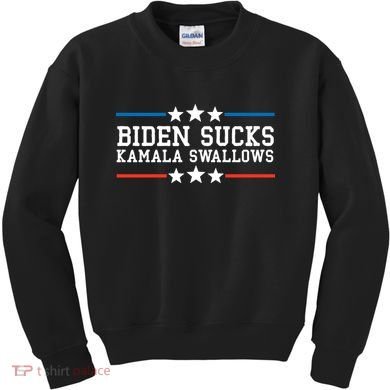 Kamala Swallows Biden Sucks Kids Sweatshirt