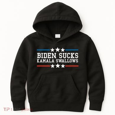 Kamala Swallows Biden Sucks Kids Hoodie