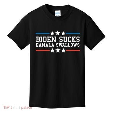 Kamala Swallows Biden Sucks Kids T-Shirt