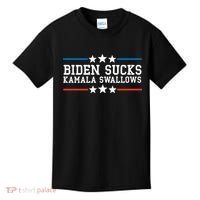 Kamala Swallows Biden Sucks Kids T-Shirt thumb 0
