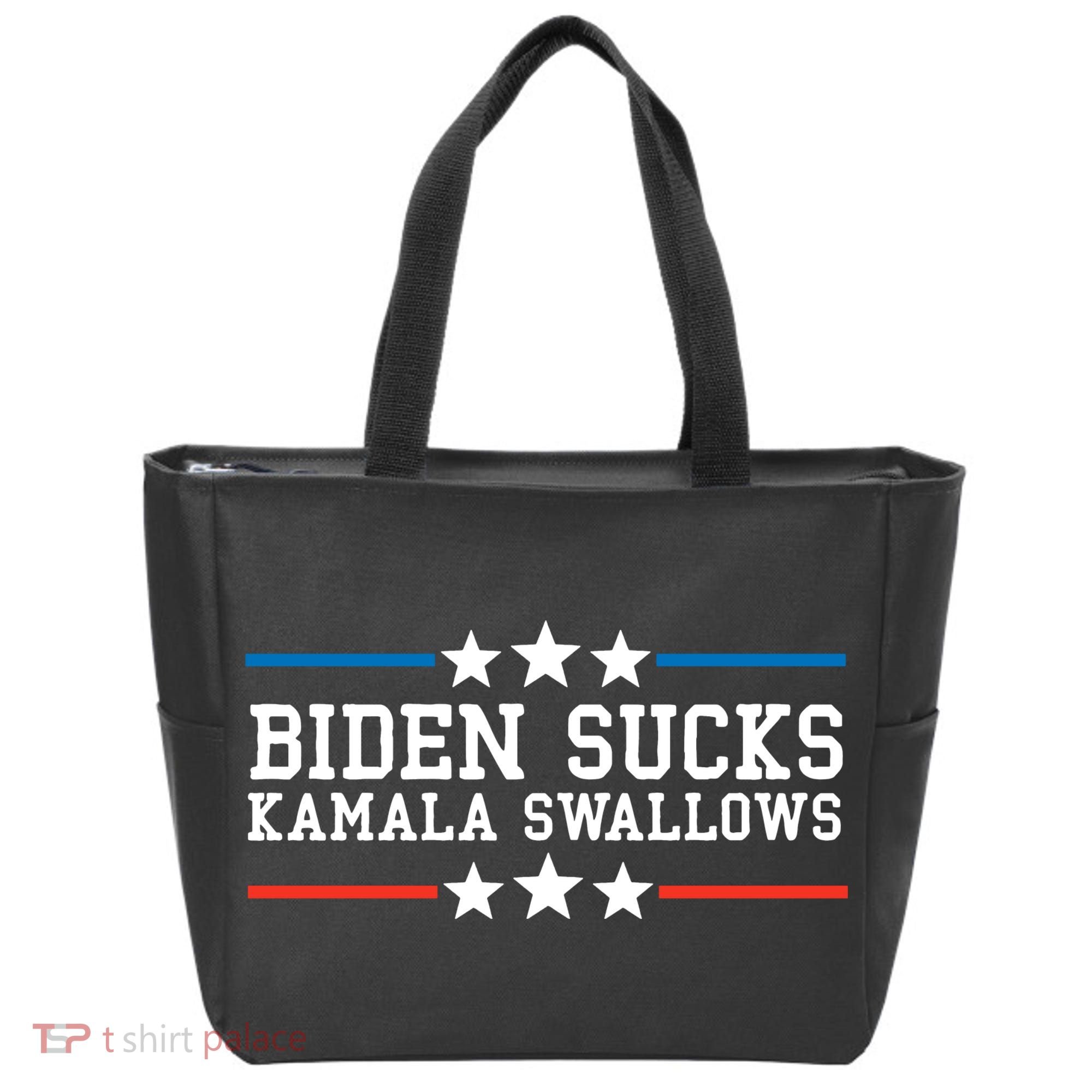 Kamala Swallows Biden Sucks Tote Bag