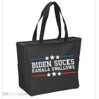 Kamala Swallows Biden Sucks Tote Bag thumb 2