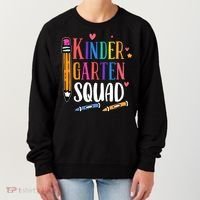 Kindergarten Squad Back To School Kindergarten Teacher Gift Women's Sweatshirt thumb 0