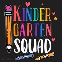 Kindergarten Squad Back To School Kindergarten Teacher Gift Women's Sweatshirt thumb 2