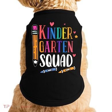 Kindergarten Squad Back To School Kindergarten Teacher Gift Doggie Tank