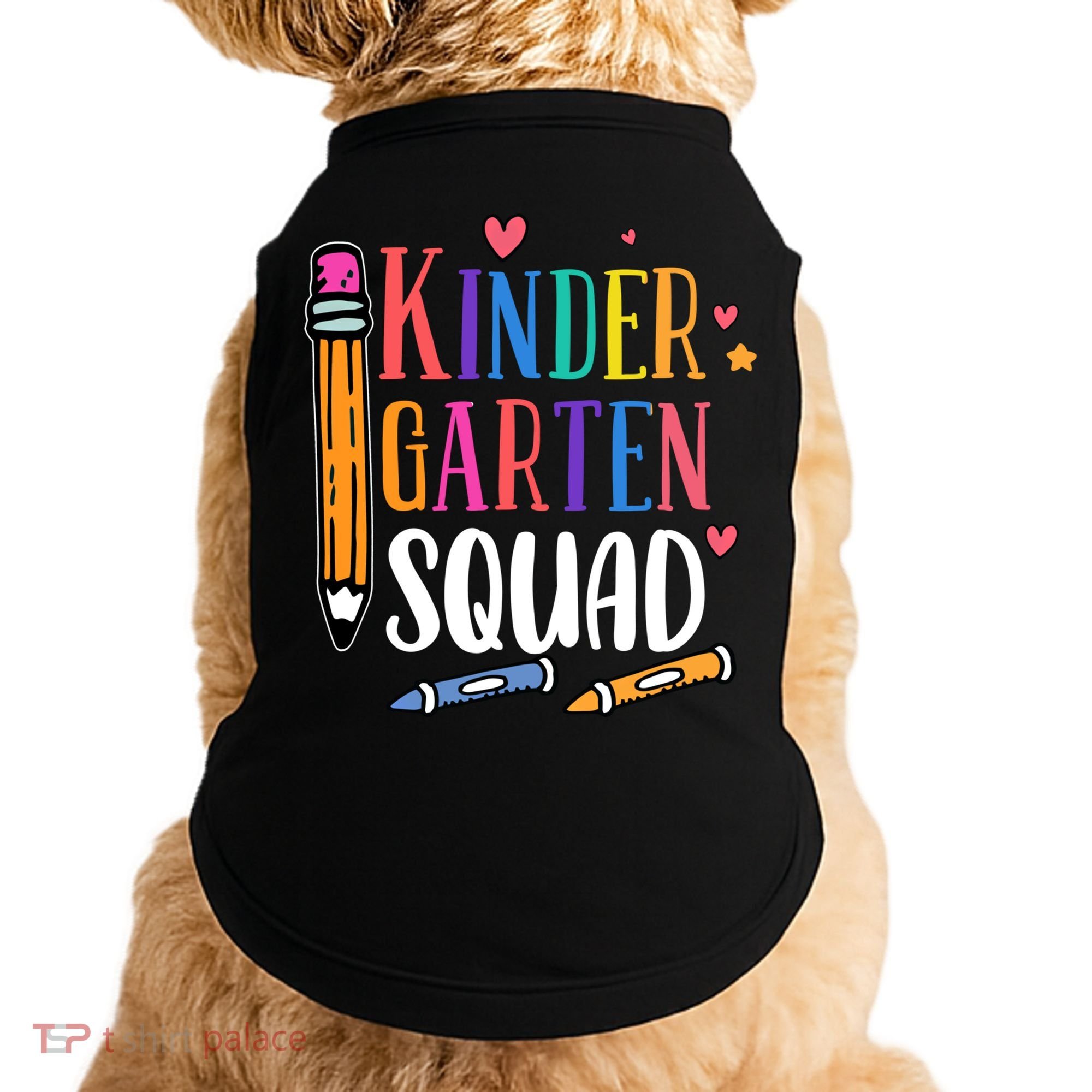 Kindergarten Squad Back To School Kindergarten Teacher Gift Doggie Tank
