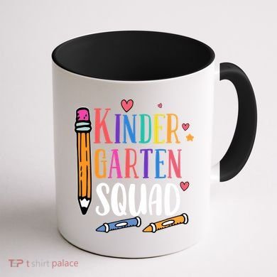 Kindergarten Squad Back To School Kindergarten Teacher Gift Coffee Mug back