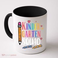 Kindergarten Squad Back To School Kindergarten Teacher Gift Coffee Mug thumb 0