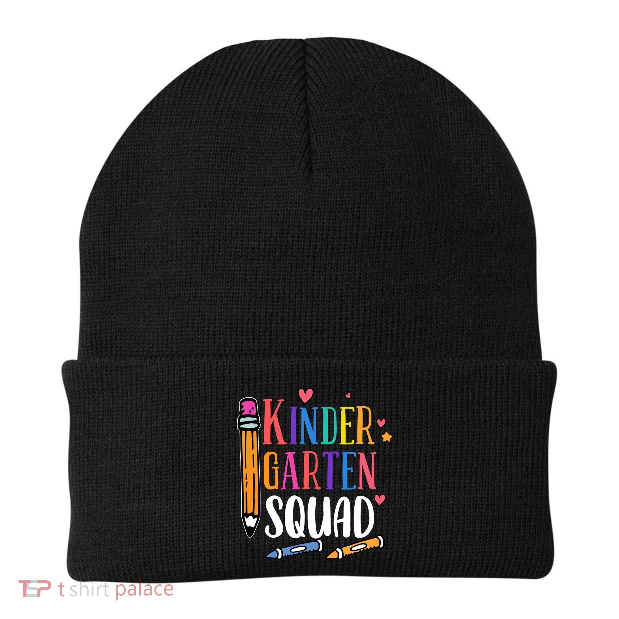 Kindergarten Squad Back To School Kindergarten Teacher Gift Beanie