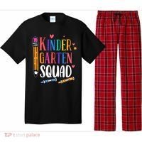 Kindergarten Squad Back To School Kindergarten Teacher Gift Pajama Set thumb 0