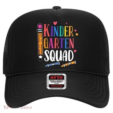 Kindergarten Squad Back To School Kindergarten Teacher Gift Hat