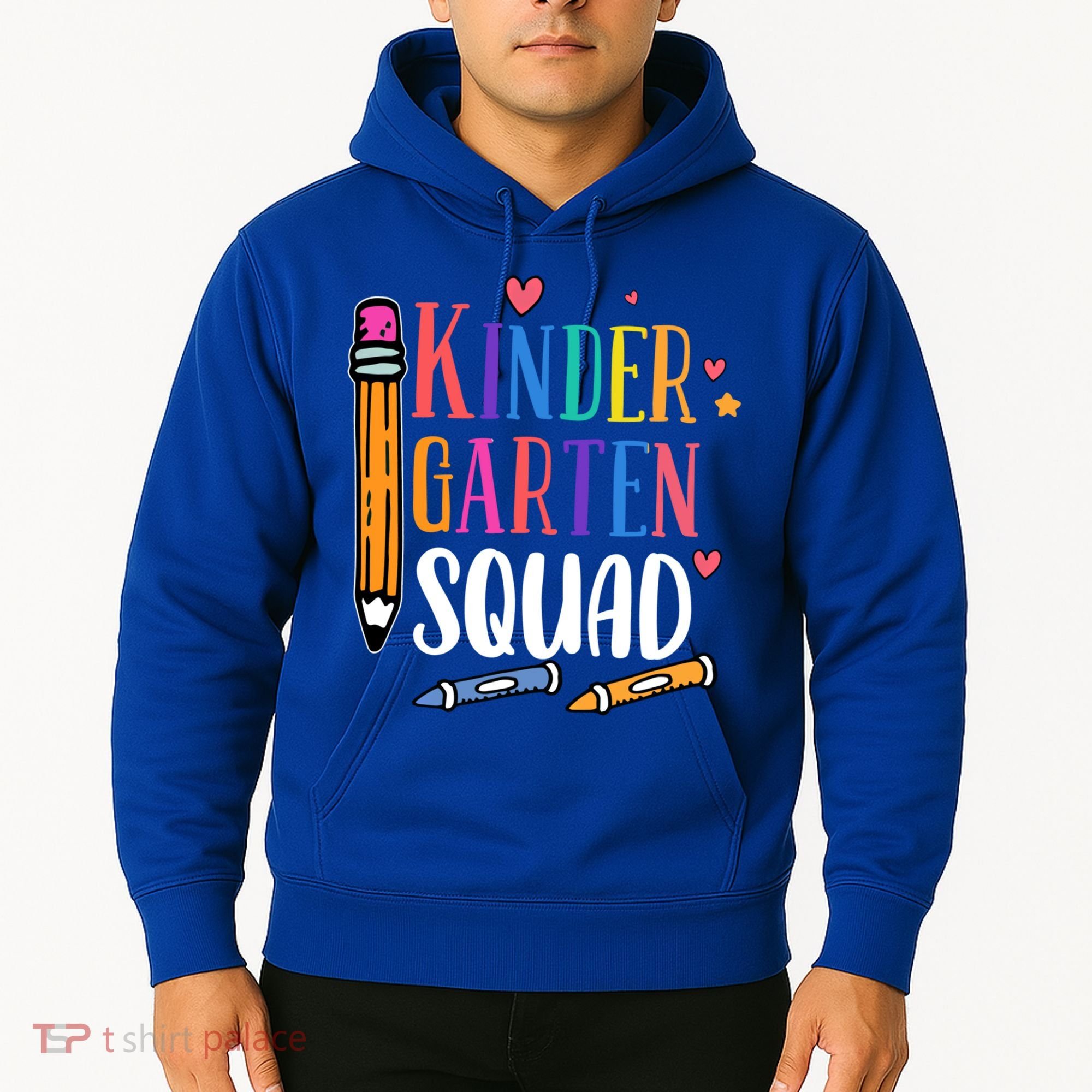 Kindergarten Squad Back To School Kindergarten Teacher Gift Hoodie