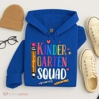 Kindergarten Squad Back To School Kindergarten Teacher Gift Hoodie thumb 4