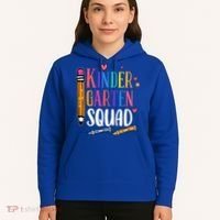 Kindergarten Squad Back To School Kindergarten Teacher Gift Hoodie thumb 5