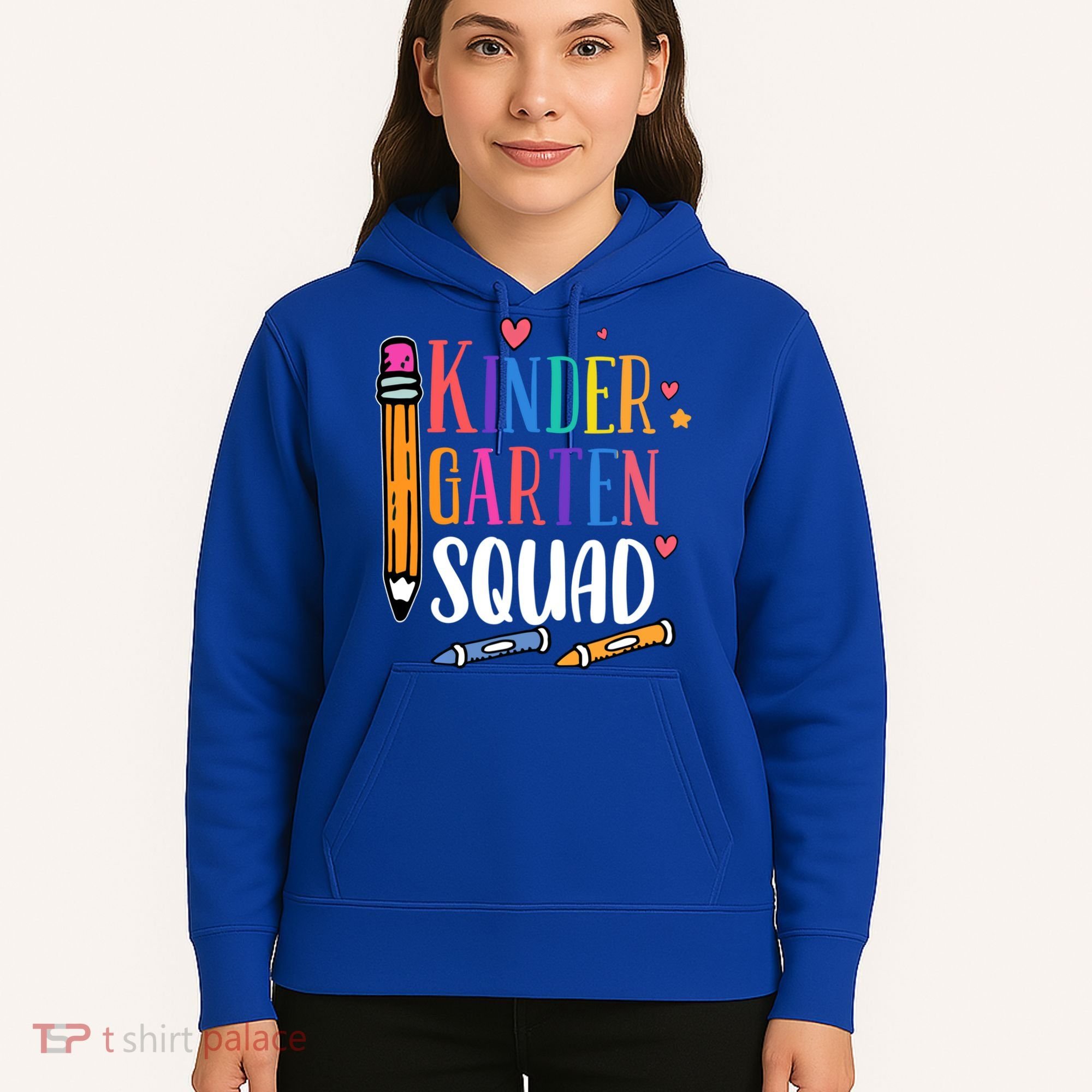 Kindergarten Squad Back To School Kindergarten Teacher Gift Hoodie