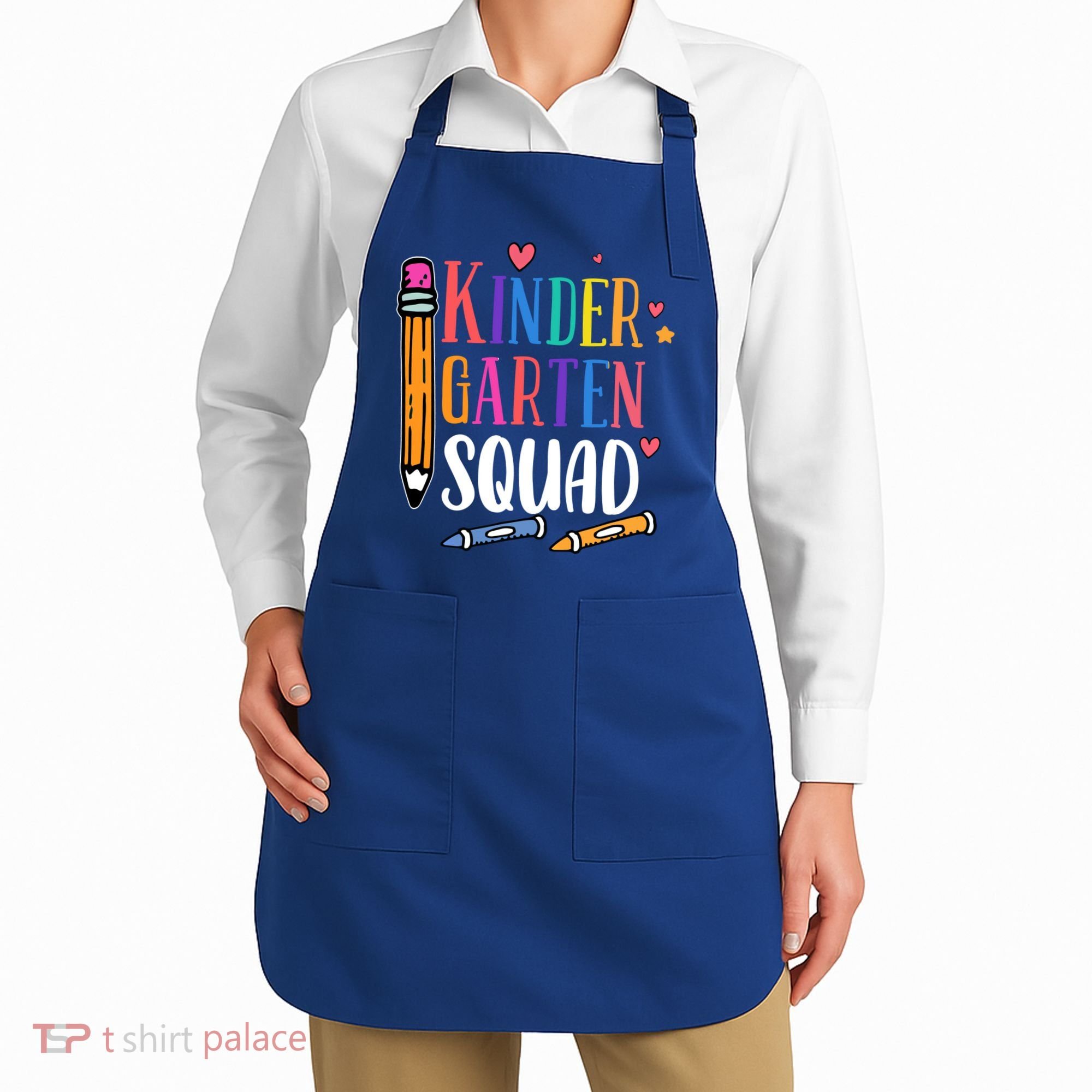 Kindergarten Squad Back To School Kindergarten Teacher Gift Apron