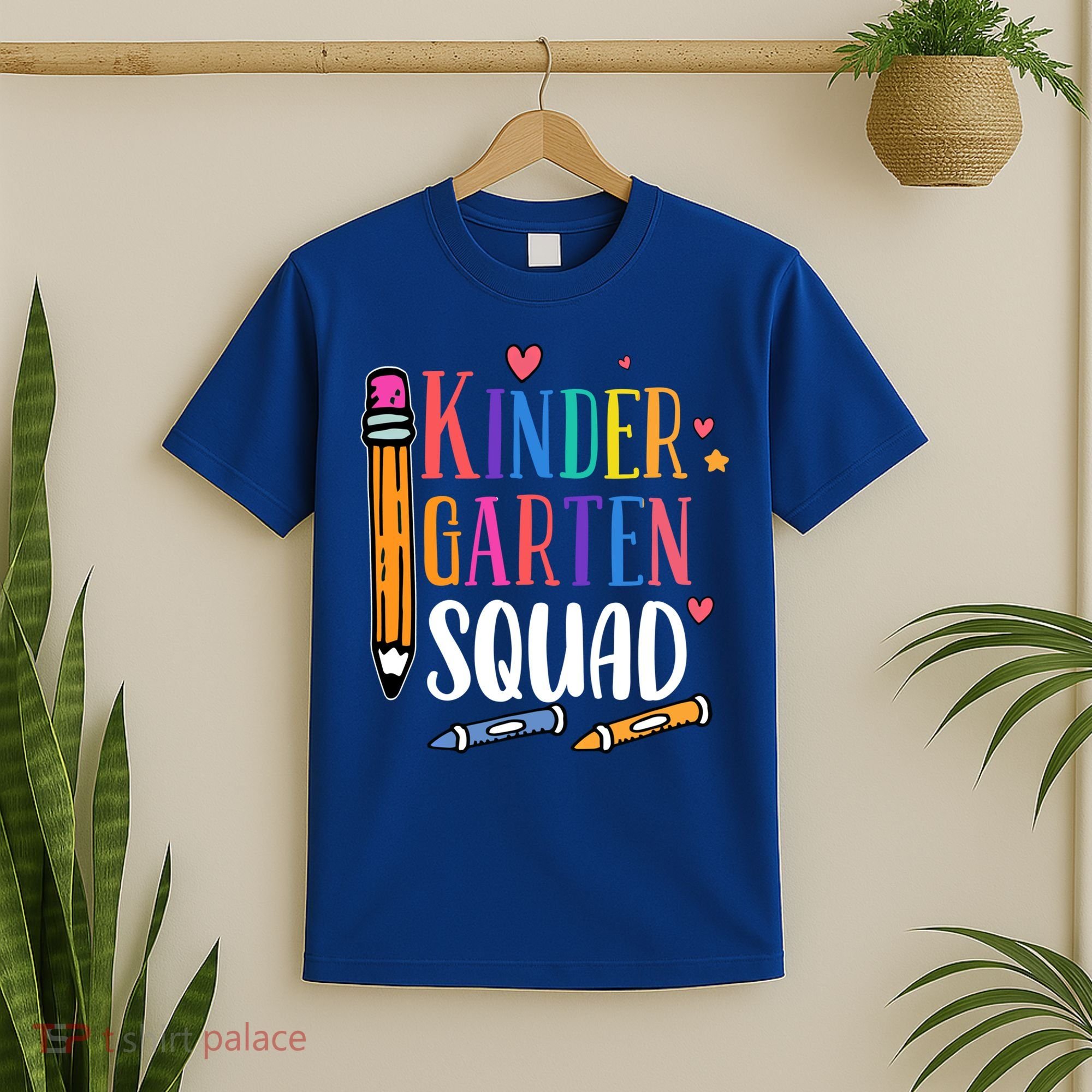 Kindergarten Squad Back To School Kindergarten Teacher Gift T-Shirt