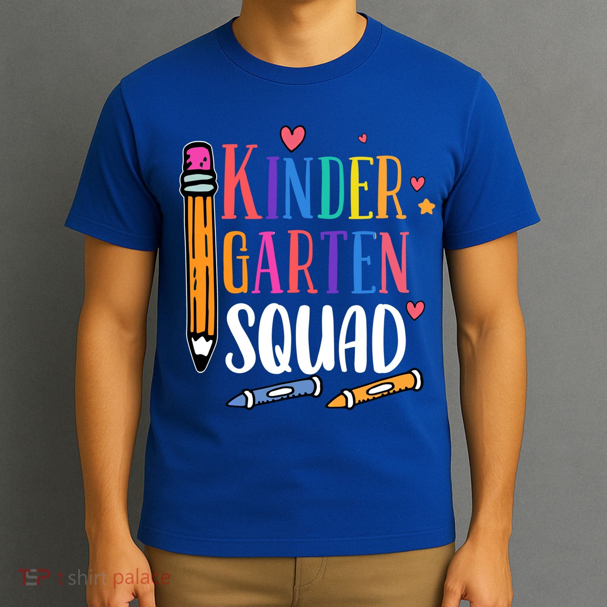 Kindergarten Squad Back To School Kindergarten Teacher Gift T-Shirt