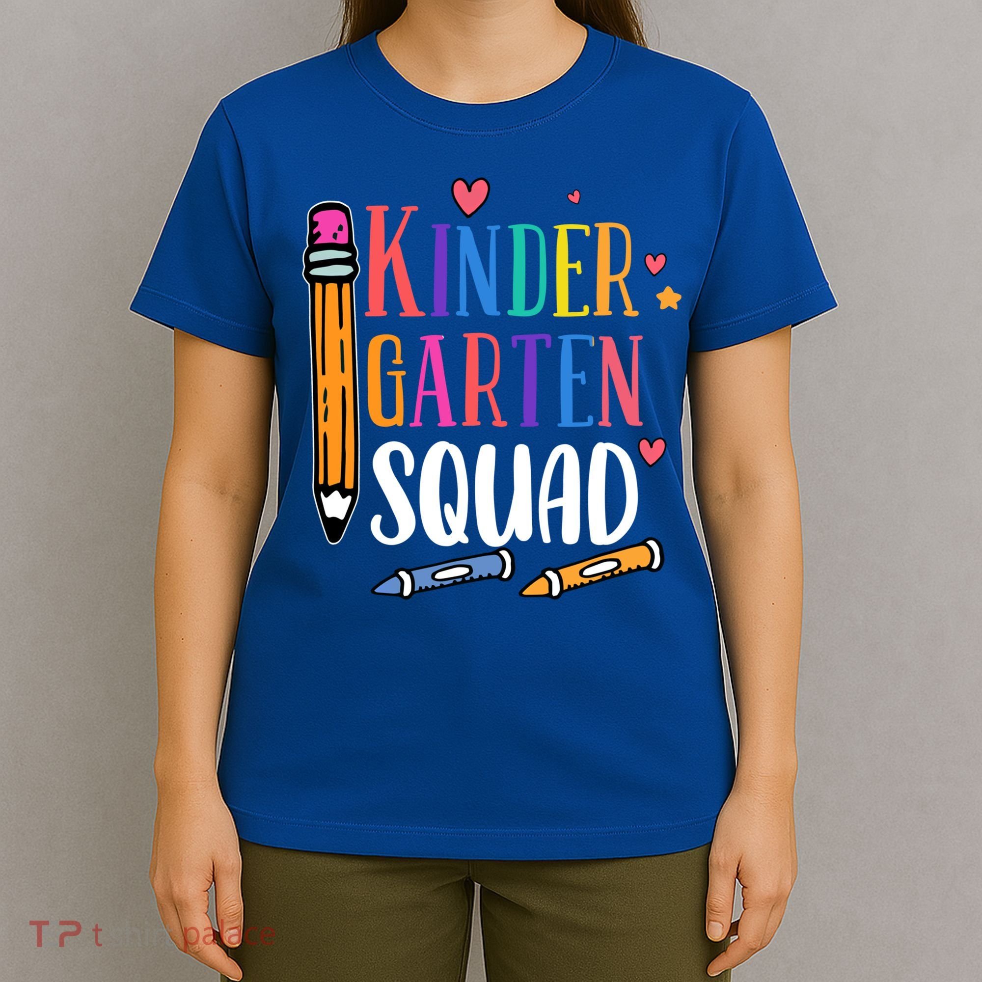 Kindergarten Squad Back To School Kindergarten Teacher Gift T-Shirt