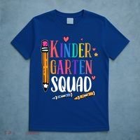Kindergarten Squad Back To School Kindergarten Teacher Gift T-Shirt thumb 5