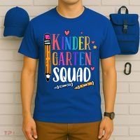Kindergarten Squad Back To School Kindergarten Teacher Gift T-Shirt thumb 6