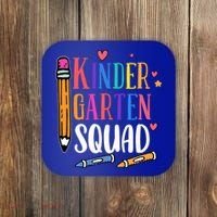 Kindergarten Squad Back To School Kindergarten Teacher Gift Coaster thumb 0