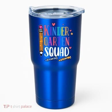 Kindergarten Squad Back To School Kindergarten Teacher Gift Tumbler
