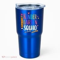 Kindergarten Squad Back To School Kindergarten Teacher Gift Tumbler thumb 0
