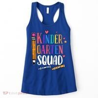 Kindergarten Squad Back To School Kindergarten Teacher Gift Women's Tank Top thumb 0