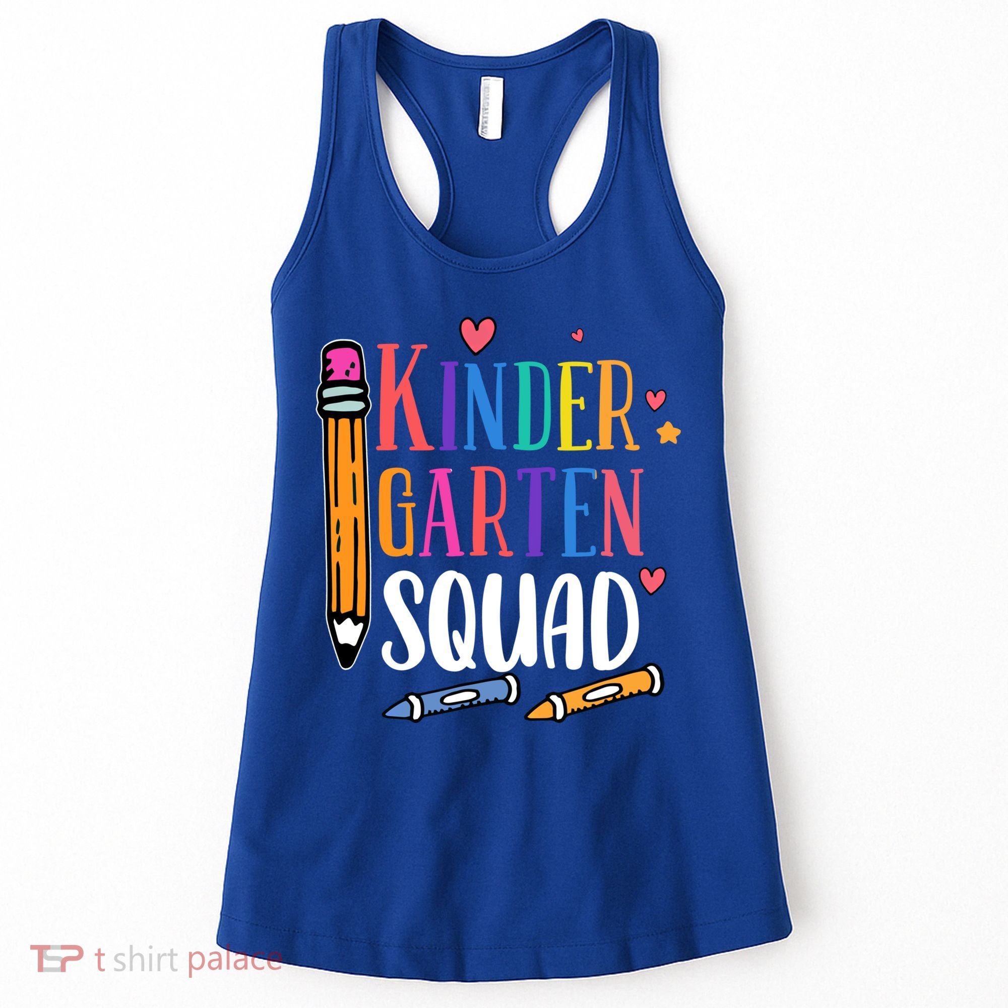 Kindergarten Squad Back To School Kindergarten Teacher Gift Women's Tank Top