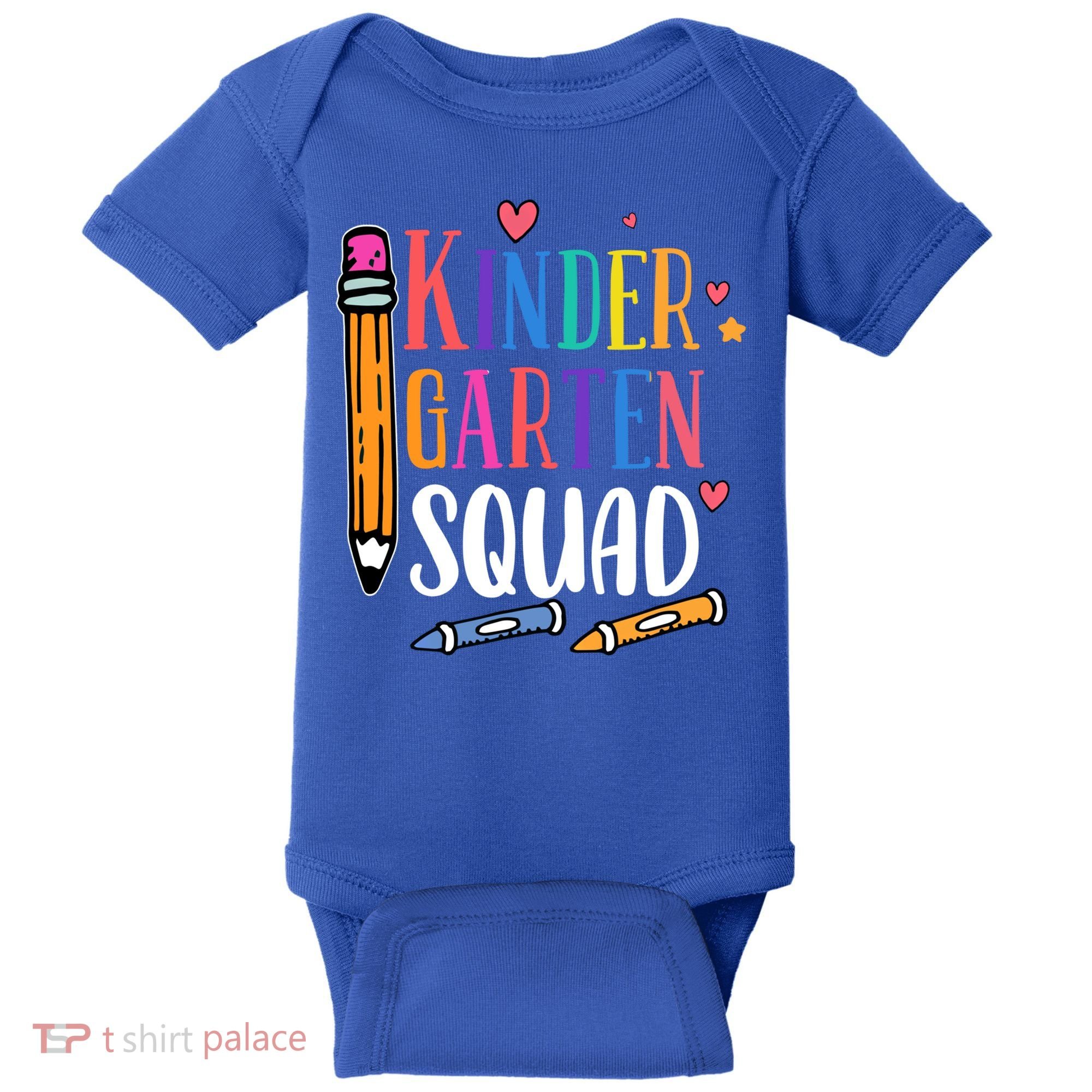 Kindergarten Squad Back To School Kindergarten Teacher Gift Baby Bodysuit