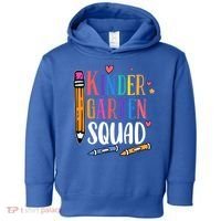 Kindergarten Squad Back To School Kindergarten Teacher Gift Toddler Hoodie thumb 0