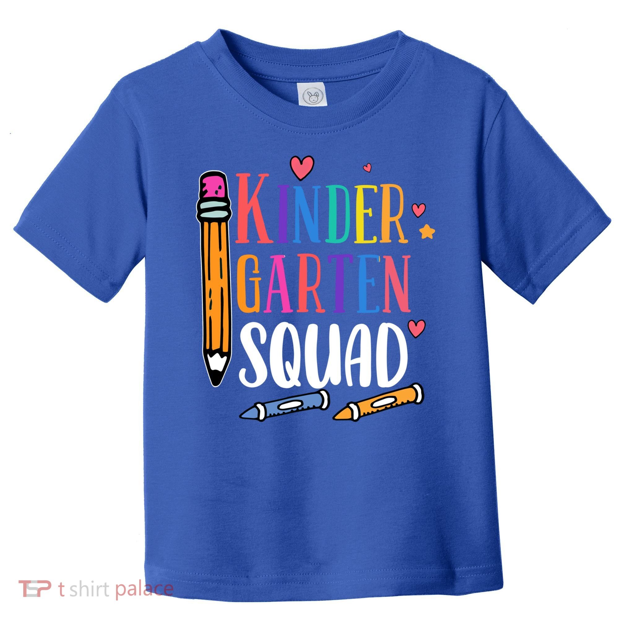 Kindergarten Squad Back To School Kindergarten Teacher Gift Toddler T-Shirt