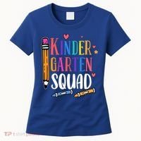 Kindergarten Squad Back To School Kindergarten Teacher Gift Women's T-Shirt thumb 0