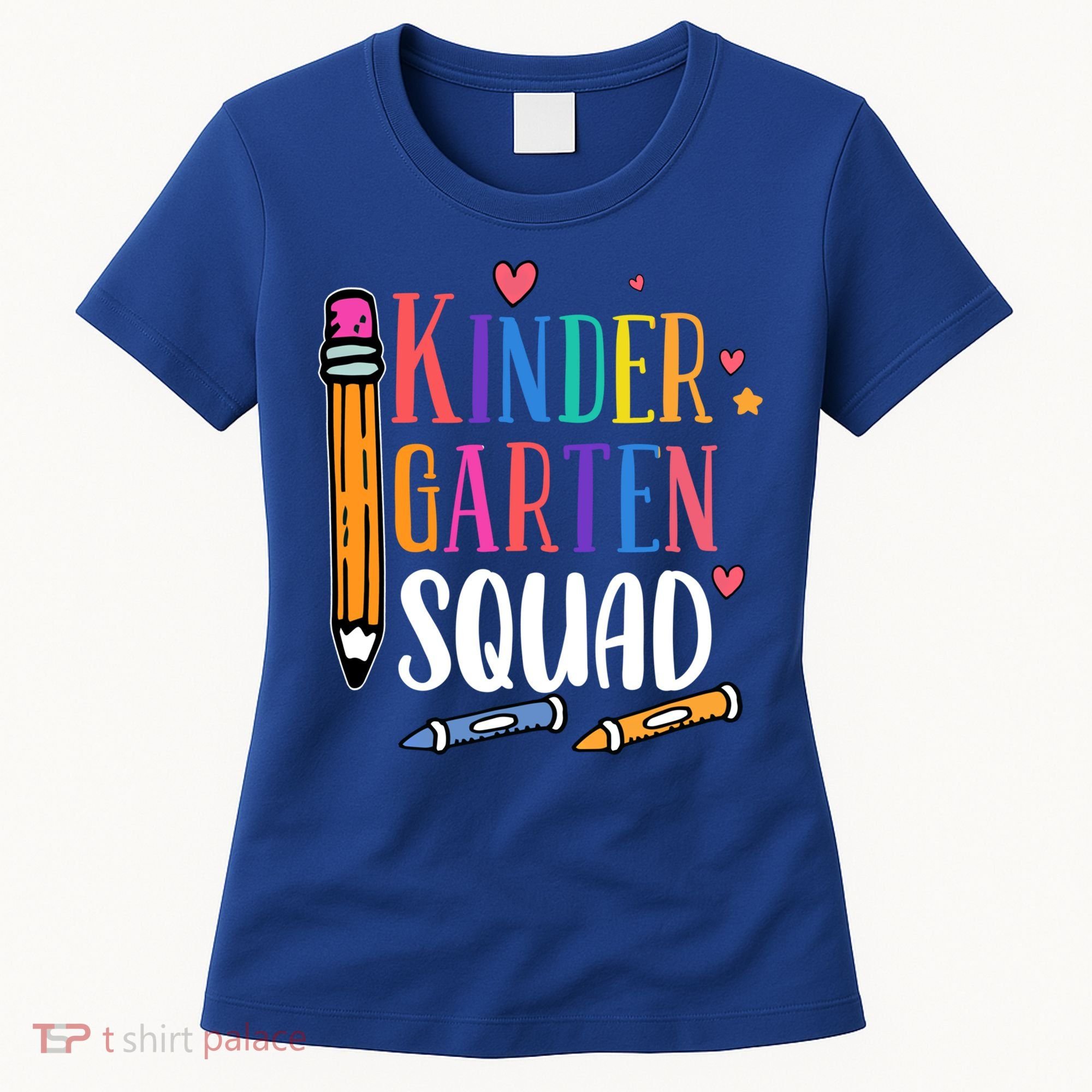 Kindergarten Squad Back To School Kindergarten Teacher Gift Women's T-Shirt