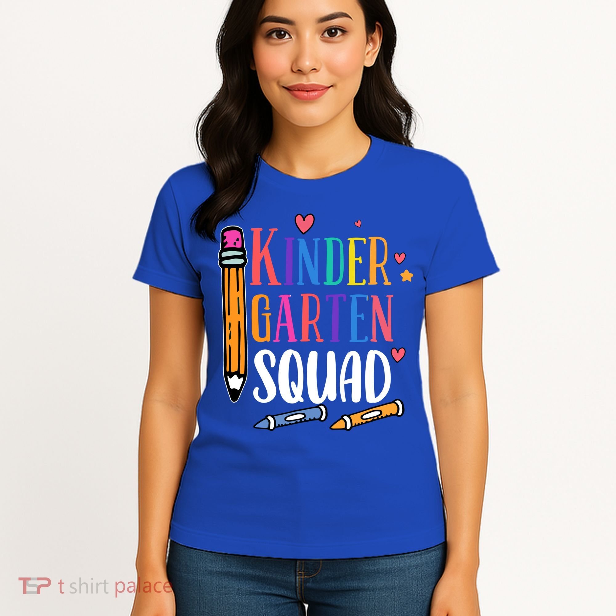 Kindergarten Squad Back To School Kindergarten Teacher Gift Women's T-Shirt