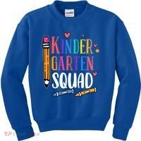 Kindergarten Squad Back To School Kindergarten Teacher Gift Kids Sweatshirt thumb 0