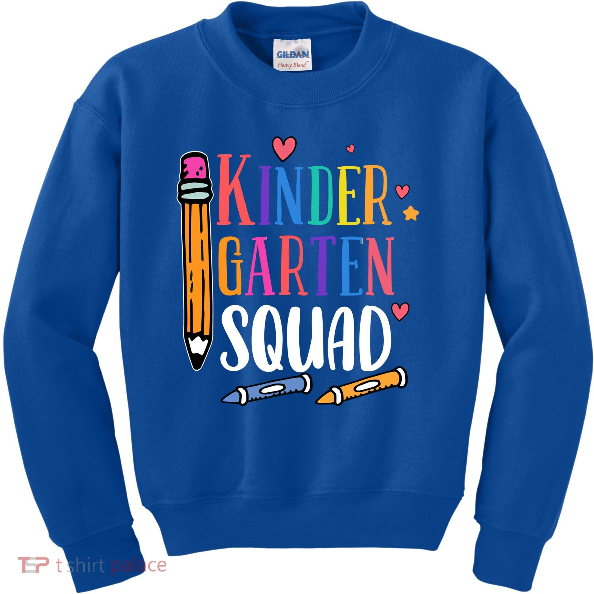 Kindergarten Squad Back To School Kindergarten Teacher Gift Kids Sweatshirt