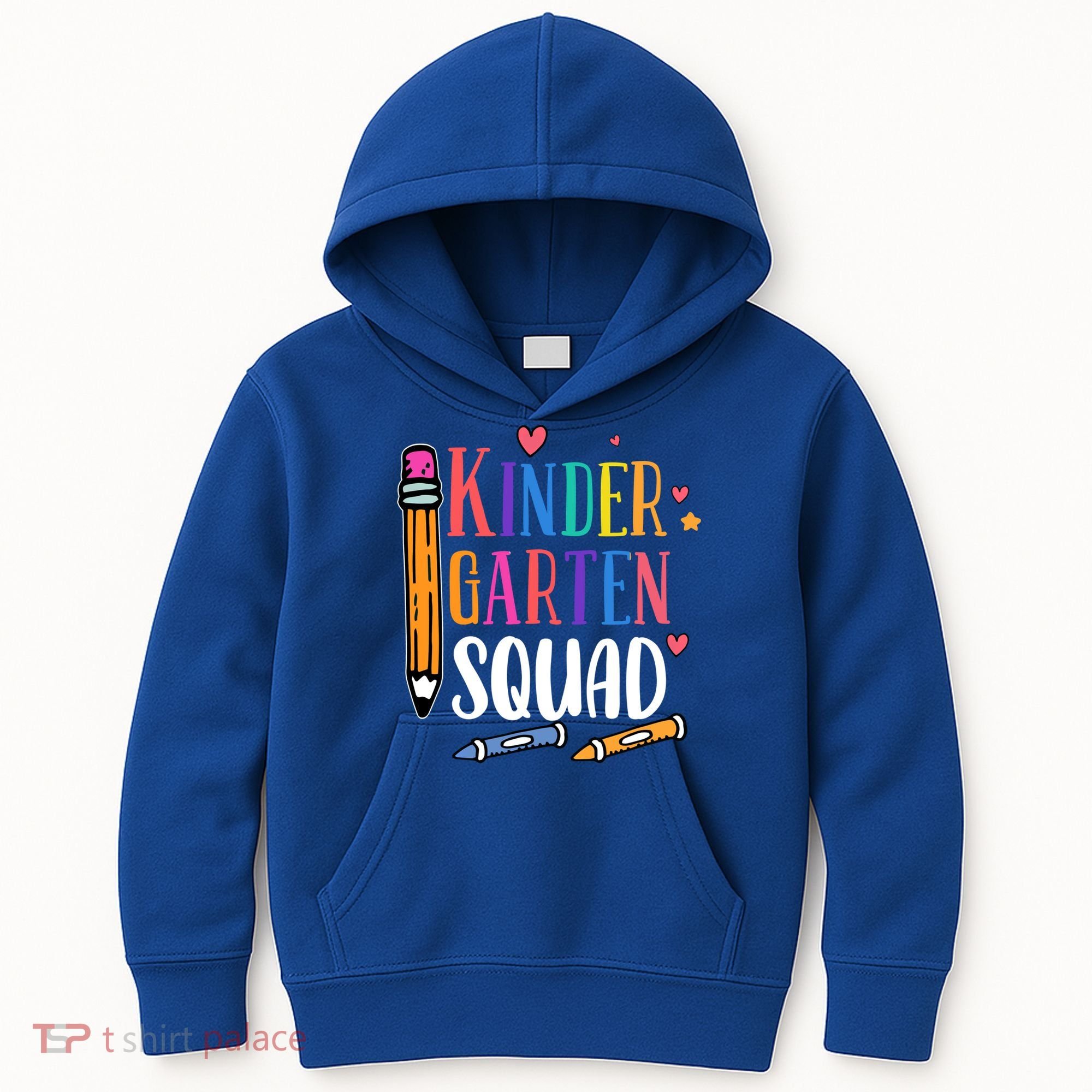 Kindergarten Squad Back To School Kindergarten Teacher Gift Kids Hoodie