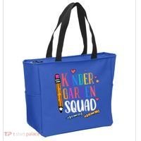 Kindergarten Squad Back To School Kindergarten Teacher Gift Tote Bag thumb 2