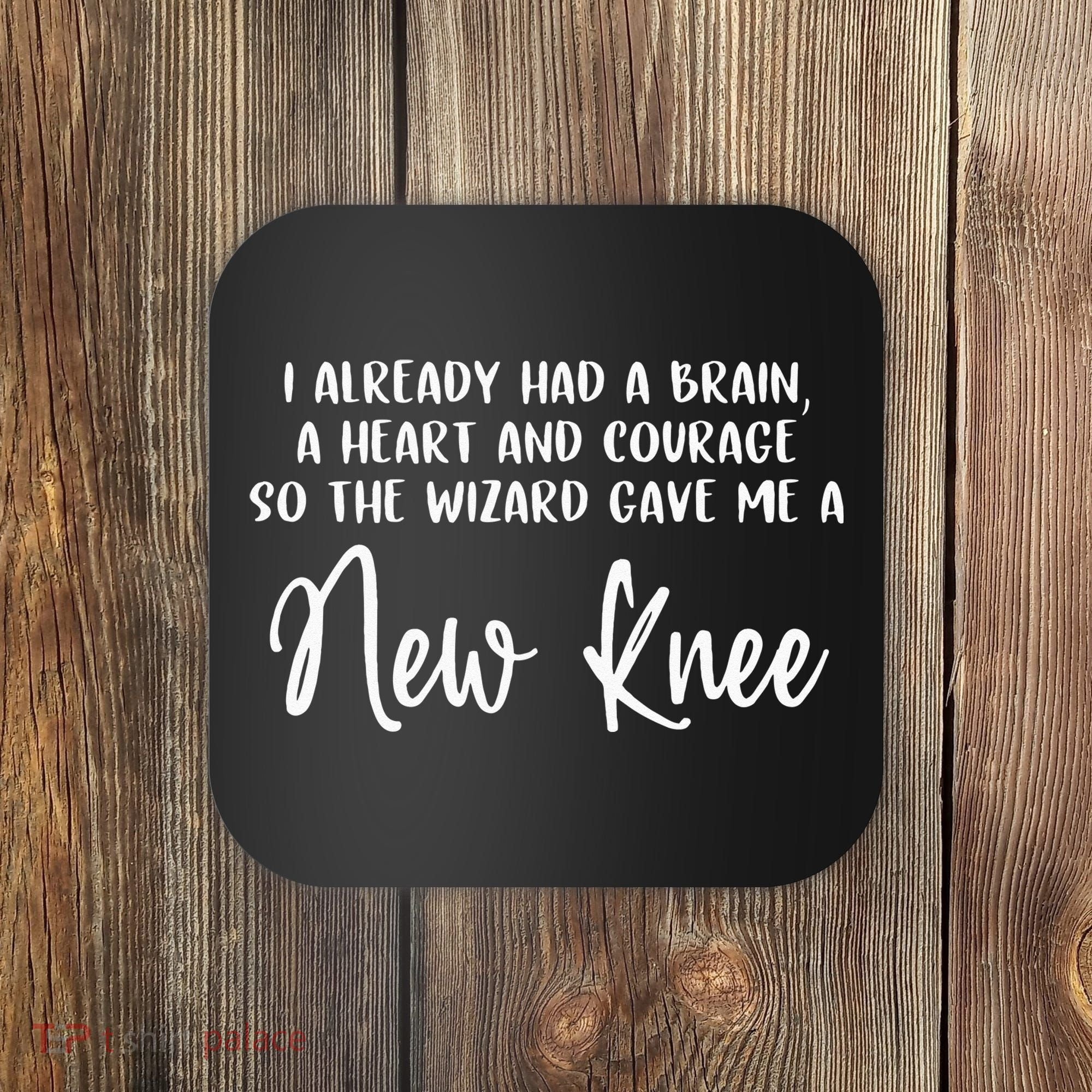 Knee Surgery Completed Funny Knee Replacement Gift Recovery Coaster
