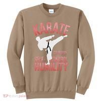Karate Silhouette Courtesy & Discipline Sweatshirt thumb 0