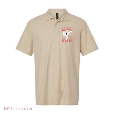 Karate Silhouette Courtesy & Discipline Polo