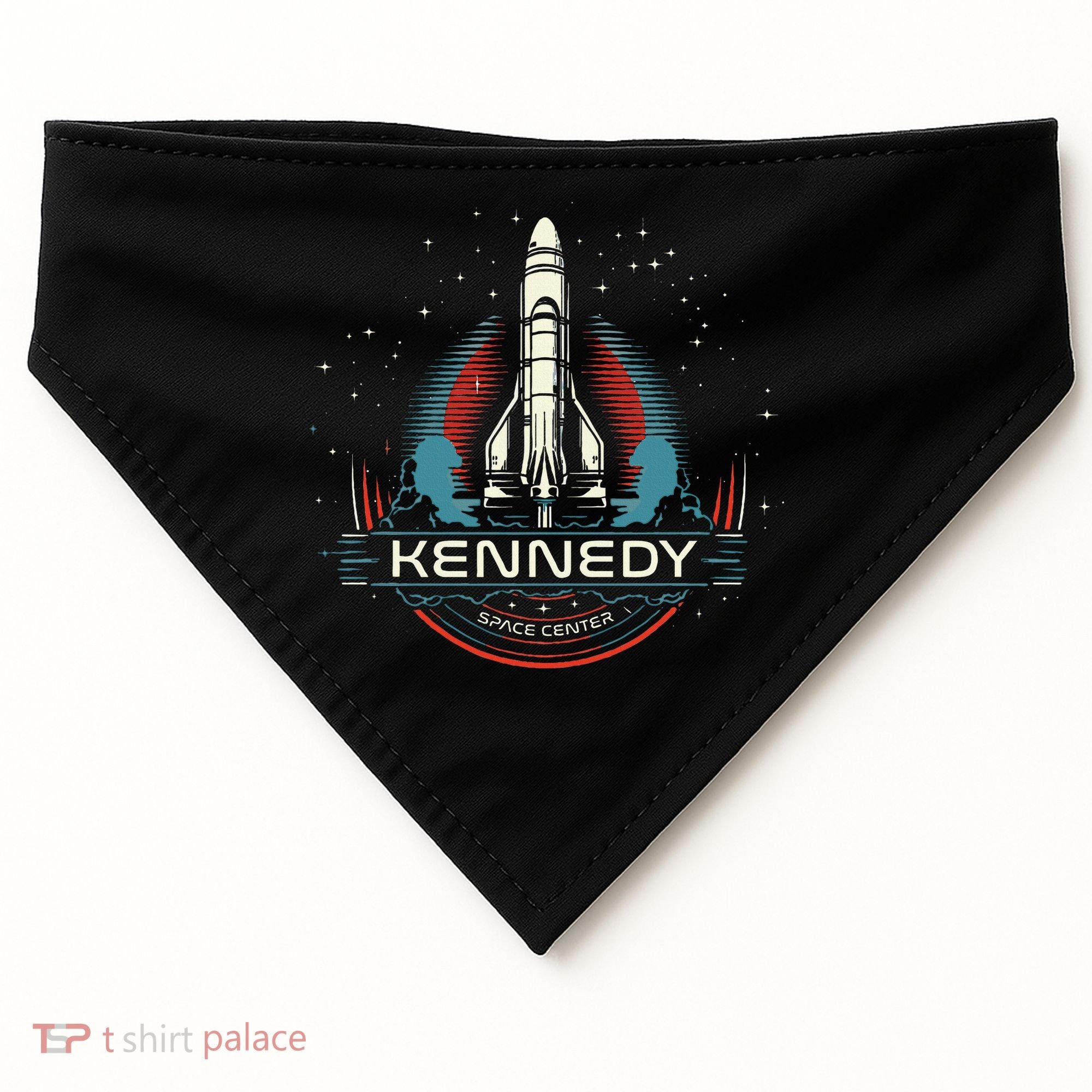 Kennedy Space Center Merritt Island Florida Shuttle USA-Made Doggie Bandana