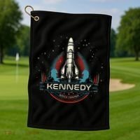 Kennedy Space Center Merritt Island Florida Shuttle Golf Towel thumb 1