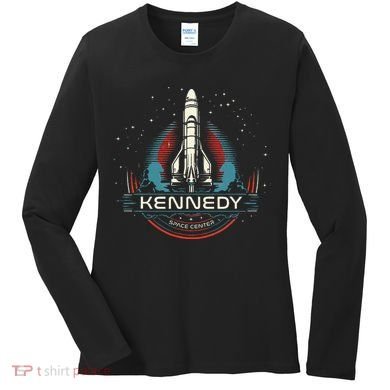 Kennedy Space Center Merritt Island Florida Shuttle Women's Long Sleeve Shirt