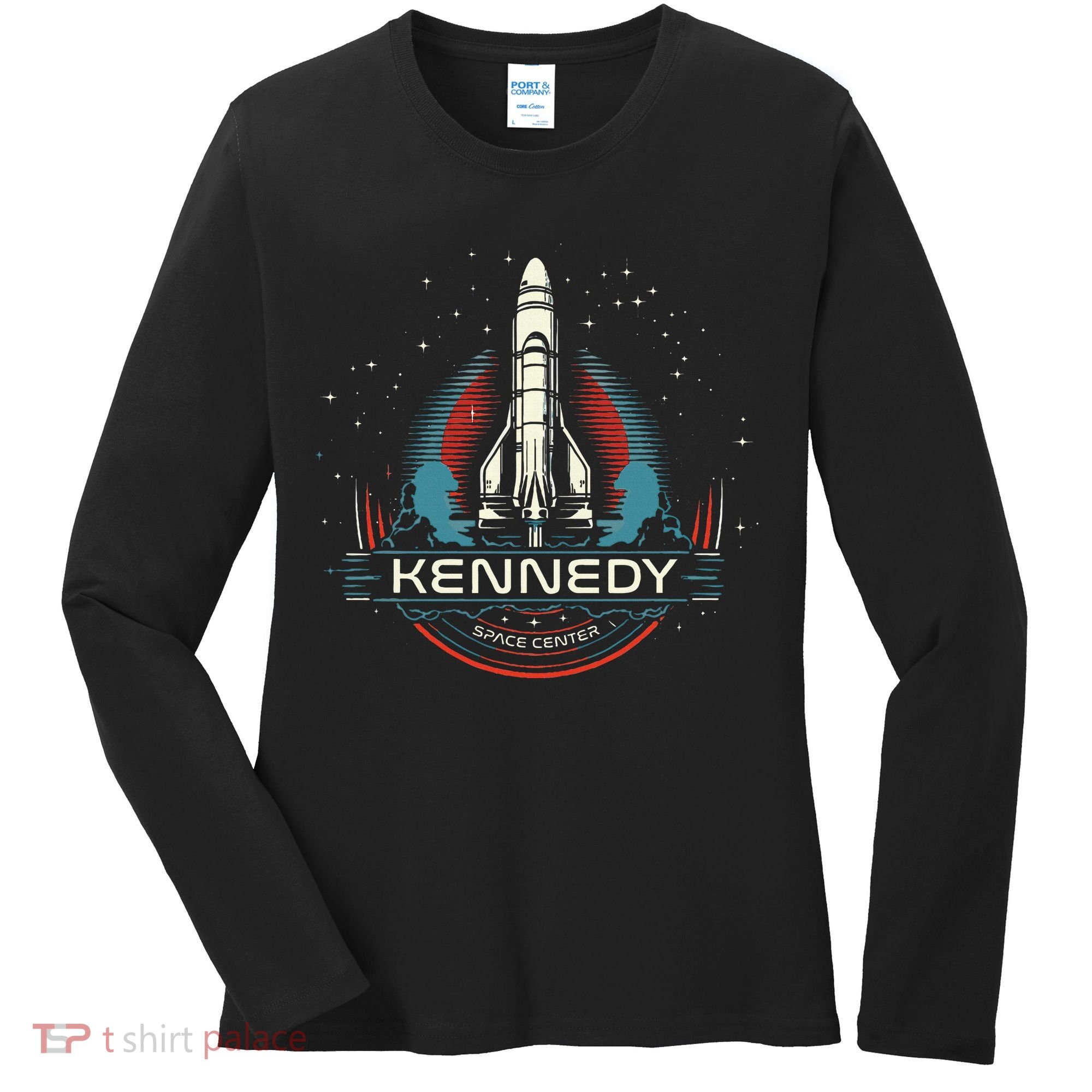 Kennedy Space Center Merritt Island Florida Shuttle Women's Long Sleeve Shirt
